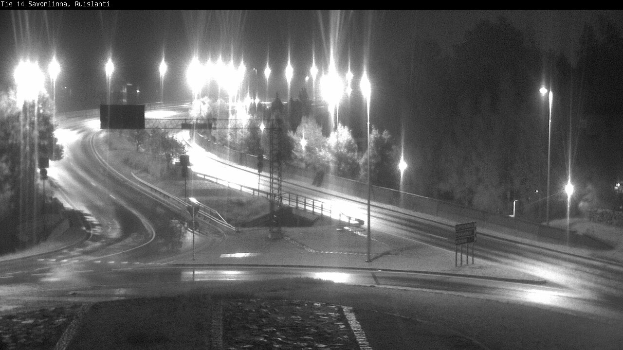 Weather Camera Image Road 14 Savonlinna, Ruislahti, Savonlinna, Etelä-Savo