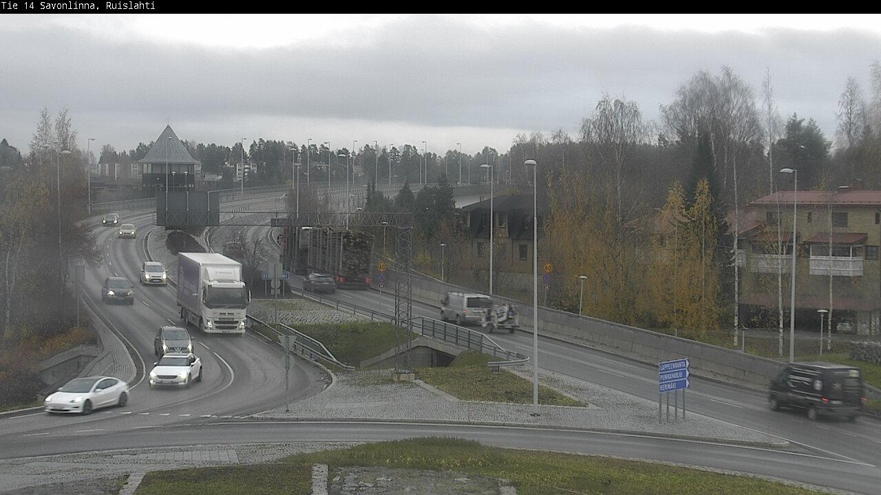 Kelikamerat Kuva Tie 14 Savonlinna, Ruislahti, Savonlinna, Etelä-Savo