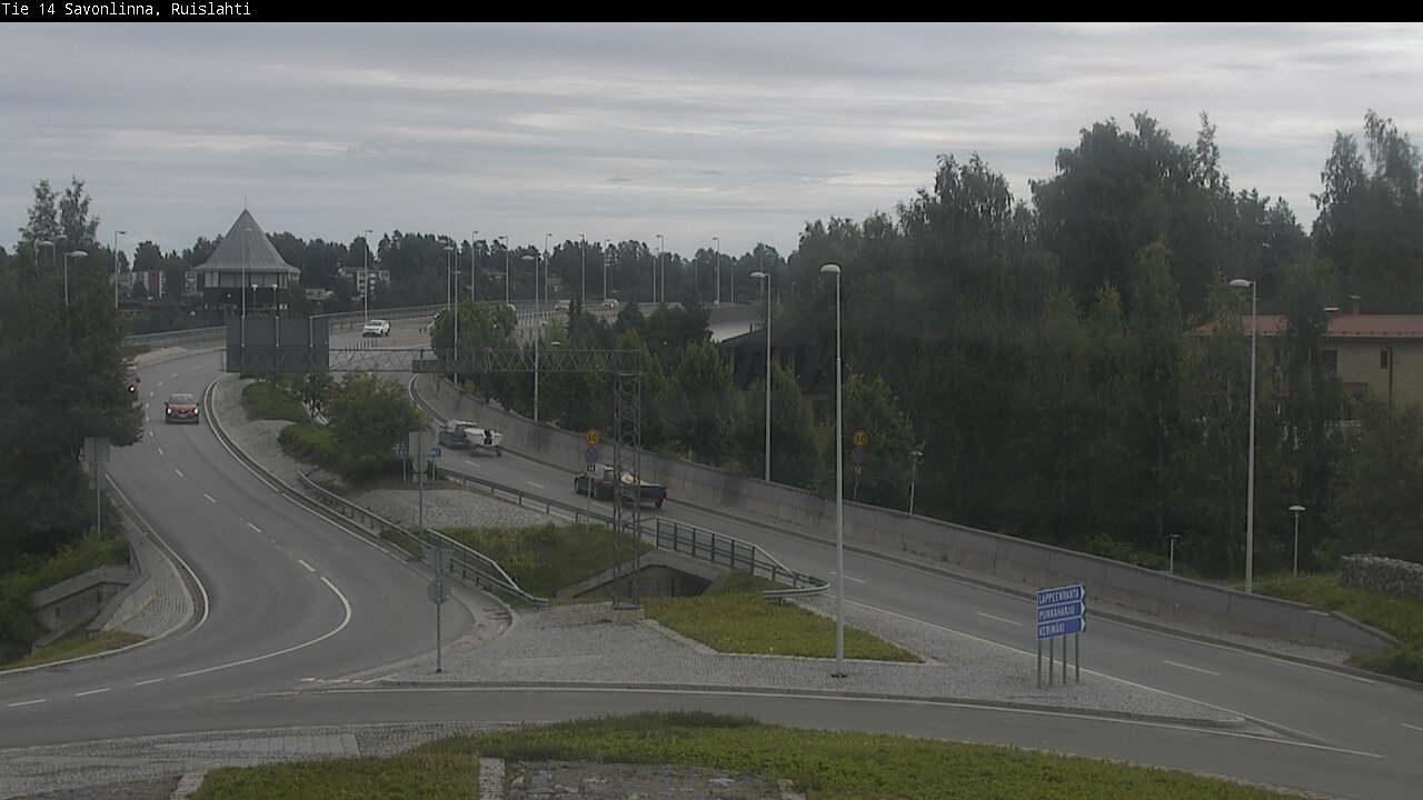 Weather Camera Image Road 14 Savonlinna, Ruislahti, Savonlinna, Etelä-Savo