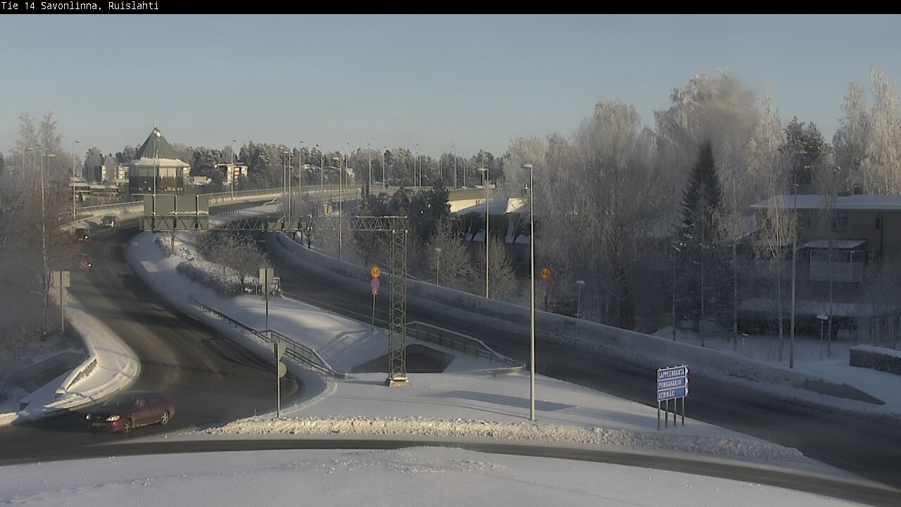 Kelikamerat Kuva Tie 14 Savonlinna, Ruislahti, Savonlinna, Etelä-Savo