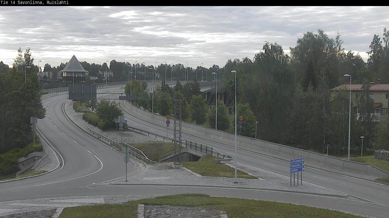 Kelikamerat Kuva Tie 14 Savonlinna, Ruislahti, Savonlinna, Etelä-Savo