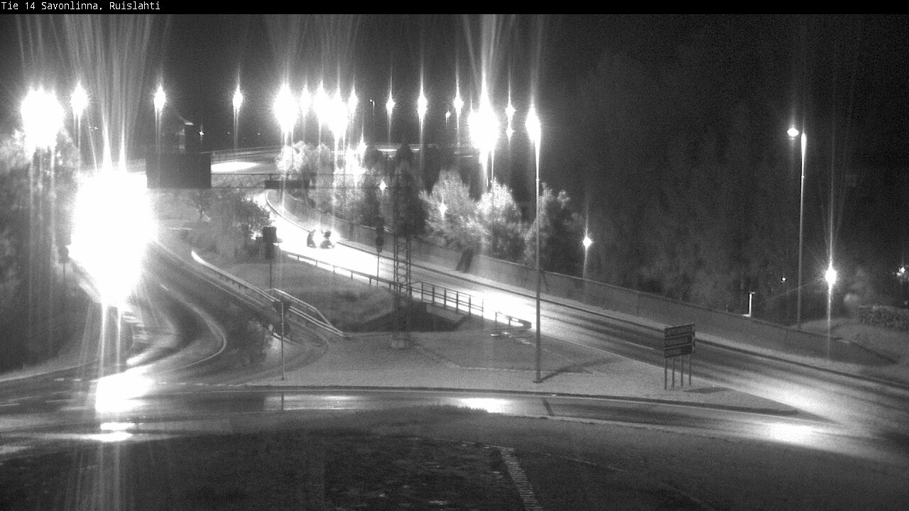 Weather Camera Image Road 14 Savonlinna, Ruislahti, Savonlinna, Etelä-Savo