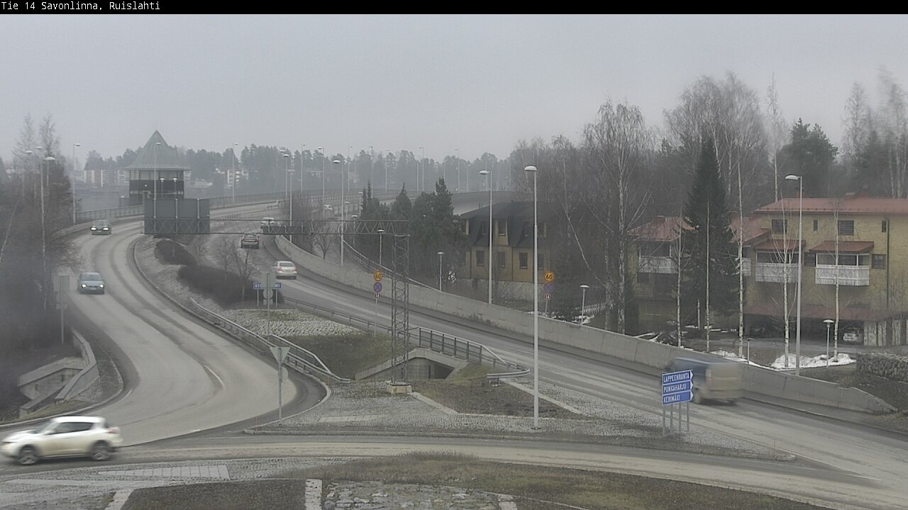 Weather Camera Image Väg 14 Nyslott, Ruislahti, Savonlinna, Etelä-Savo
