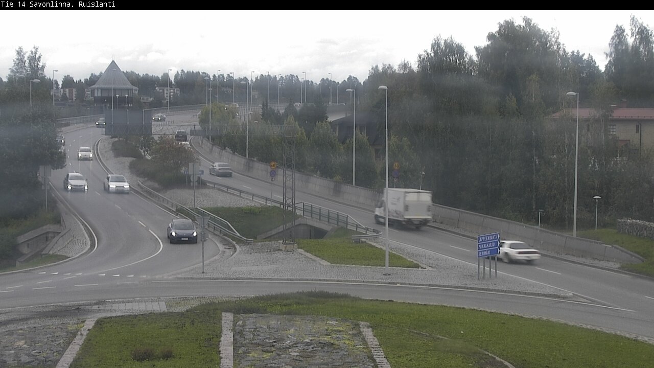 Weather Camera Image Road 14 Savonlinna, Ruislahti, Savonlinna, Etelä-Savo