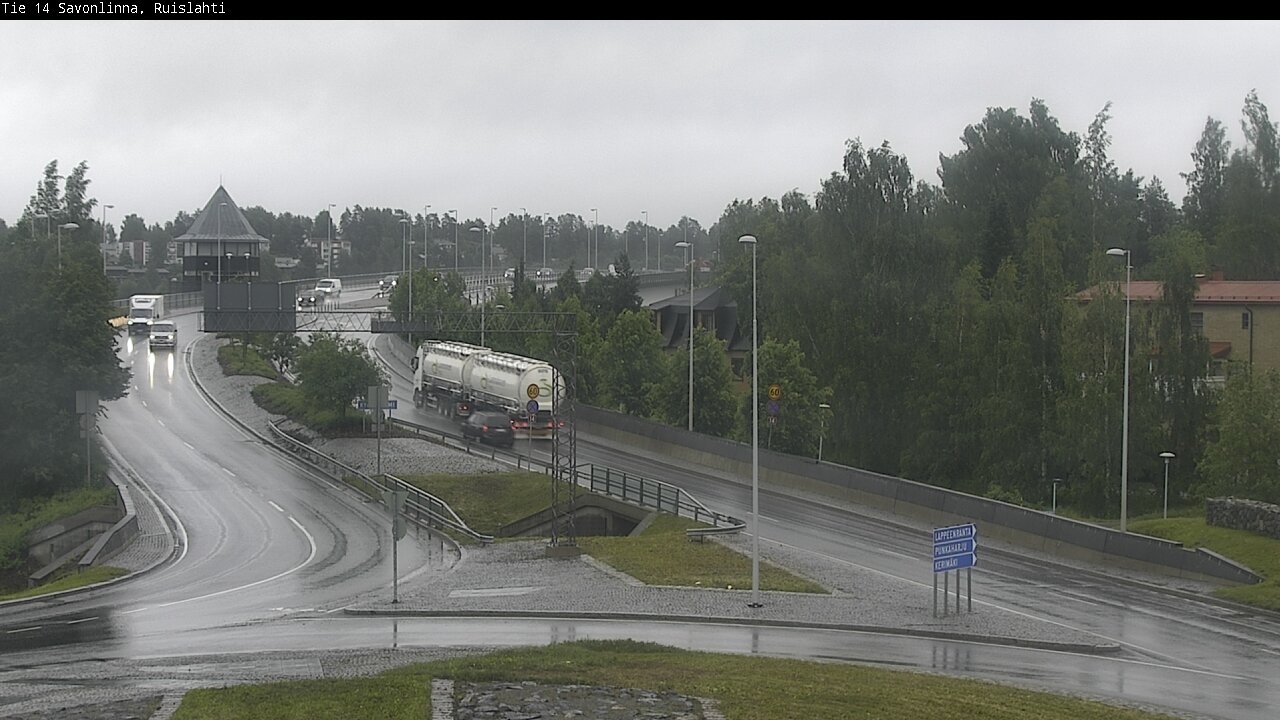 Kelikamerat Kuva Tie 14 Savonlinna, Ruislahti, Savonlinna, Etelä-Savo