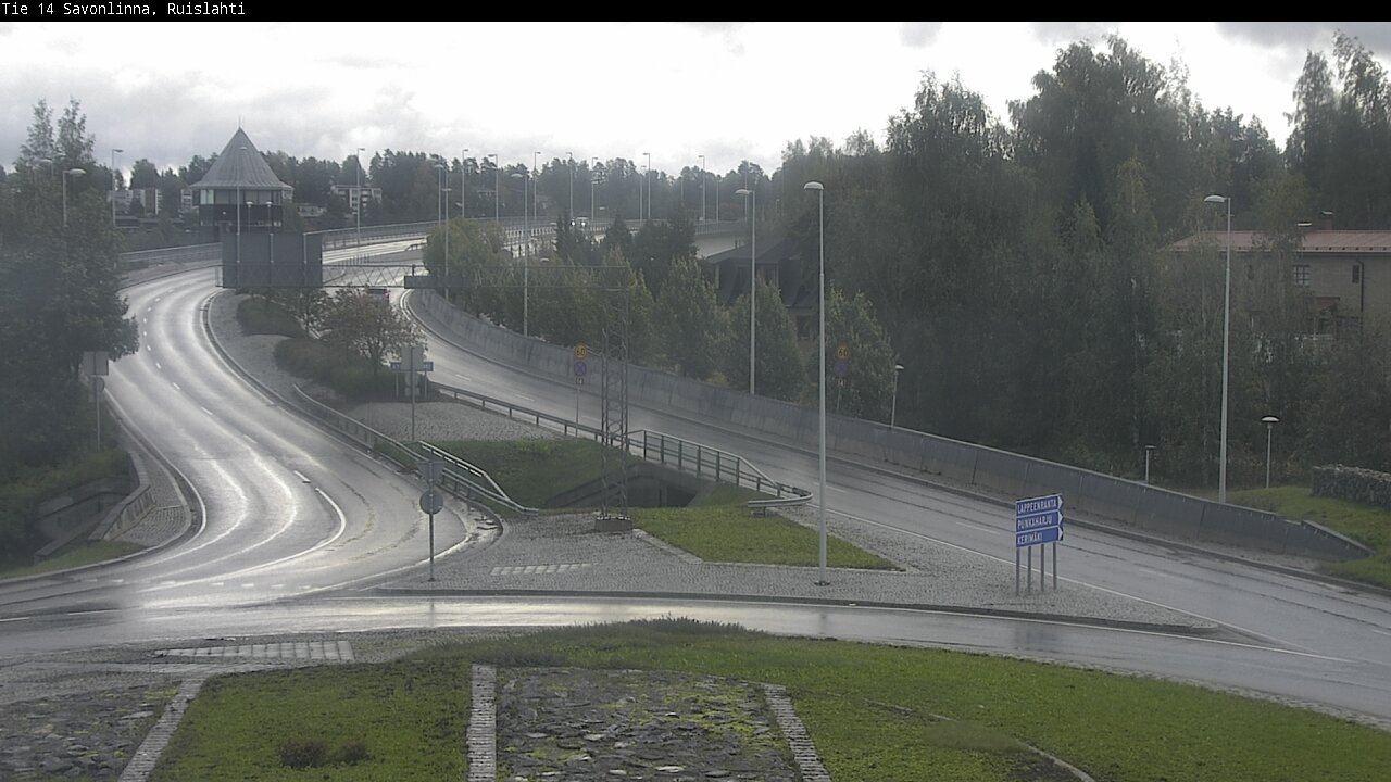 Weather Camera Image Road 14 Savonlinna, Ruislahti, Savonlinna, Etelä-Savo