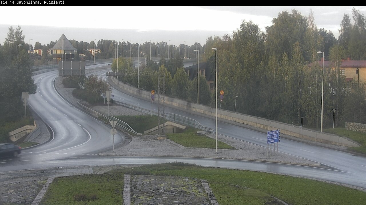 Weather Camera Image Road 14 Savonlinna, Ruislahti, Savonlinna, Etelä-Savo