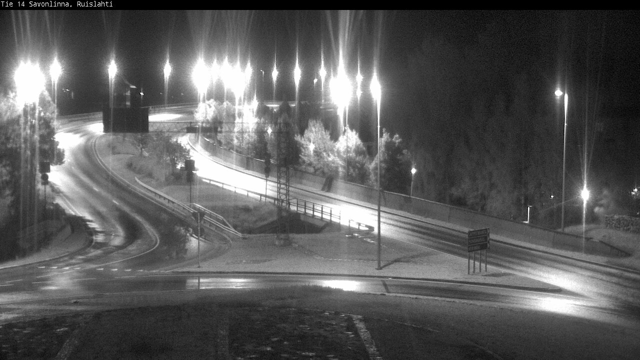 Weather Camera Image Road 14 Savonlinna, Ruislahti, Savonlinna, Etelä-Savo