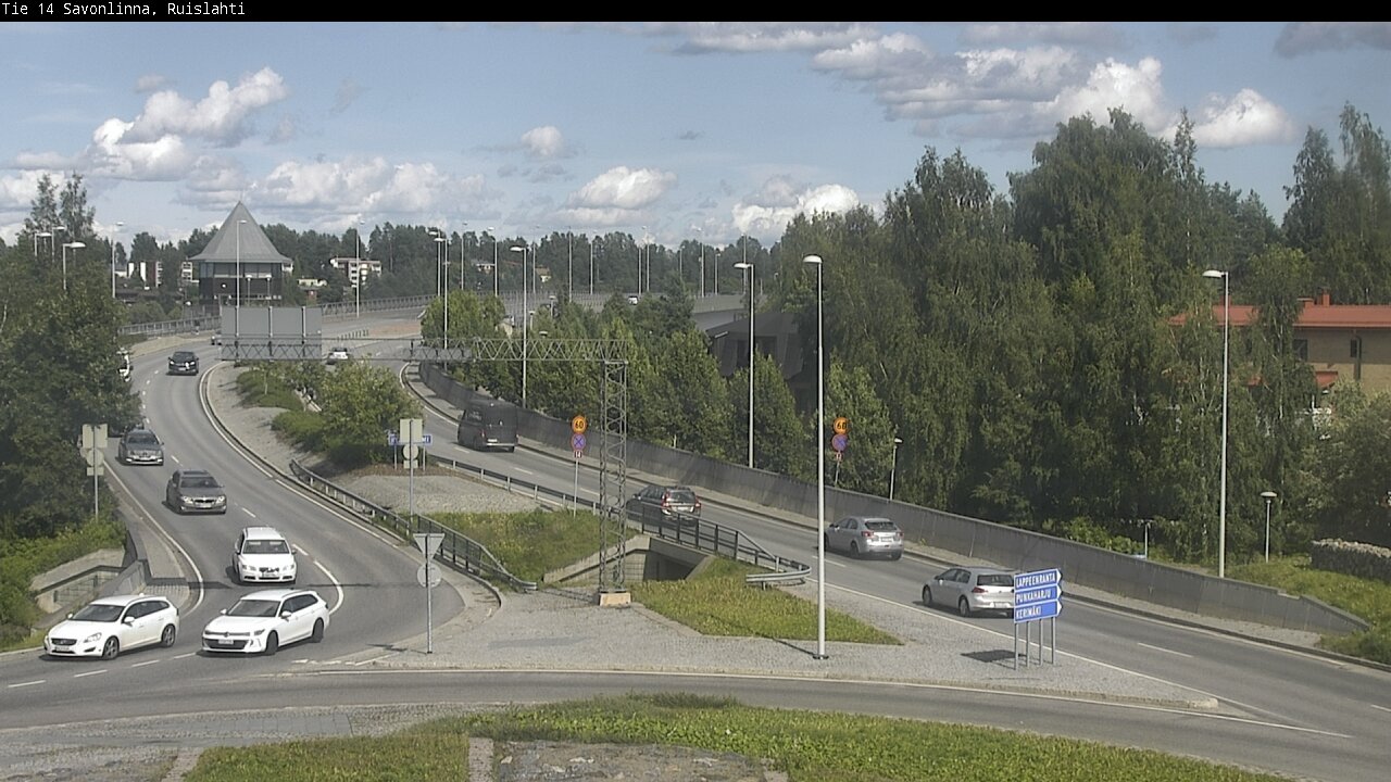 Kelikamerat Kuva Tie 14 Savonlinna, Ruislahti, Savonlinna, Etelä-Savo