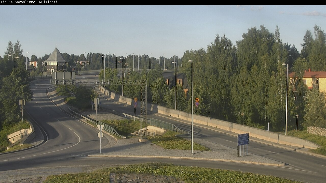 Kelikamerat Kuva Tie 14 Savonlinna, Ruislahti, Savonlinna, Etelä-Savo