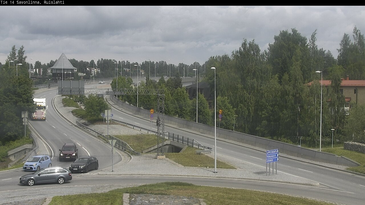 Kelikamerat Kuva Tie 14 Savonlinna, Ruislahti, Savonlinna, Etelä-Savo