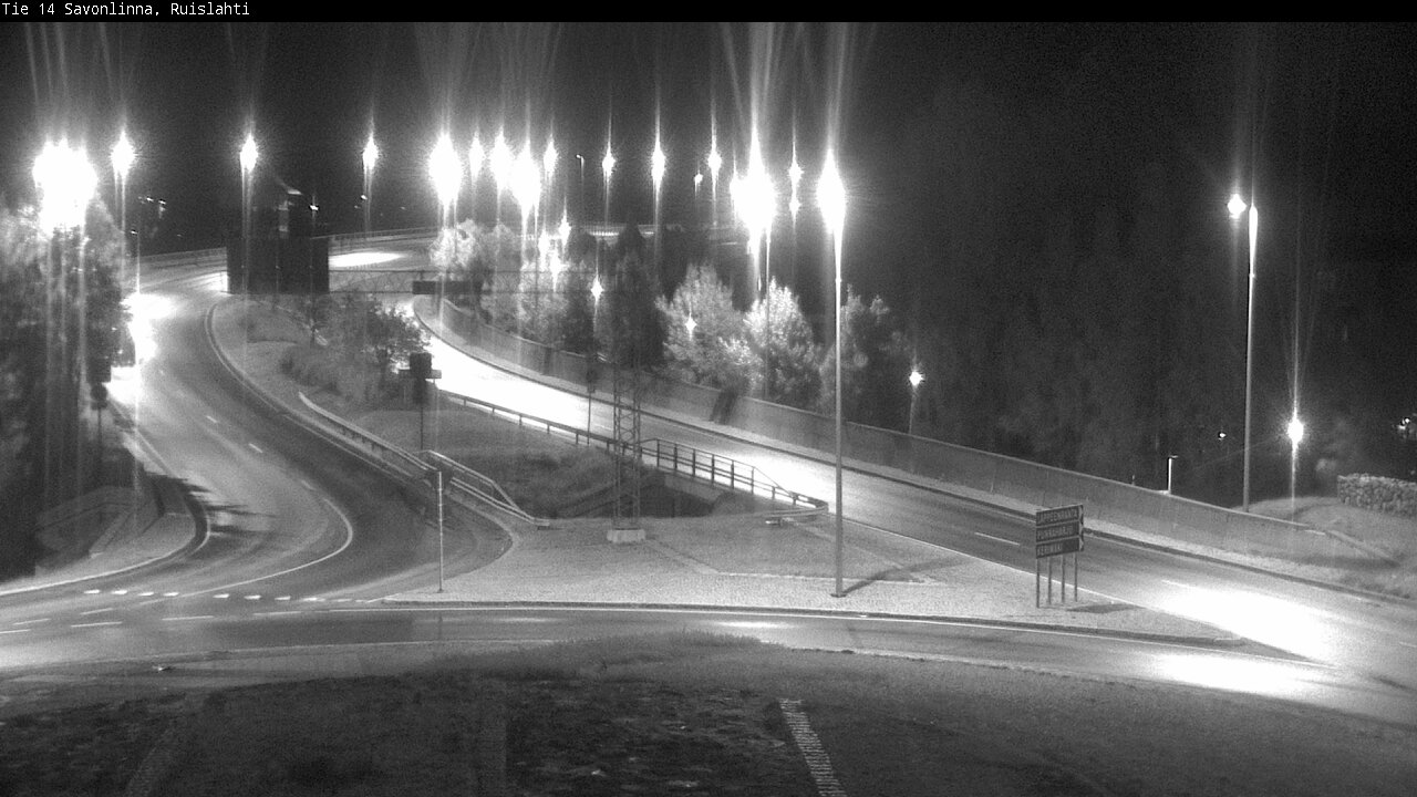 Weather Camera Image Road 14 Savonlinna, Ruislahti, Savonlinna, Etelä-Savo