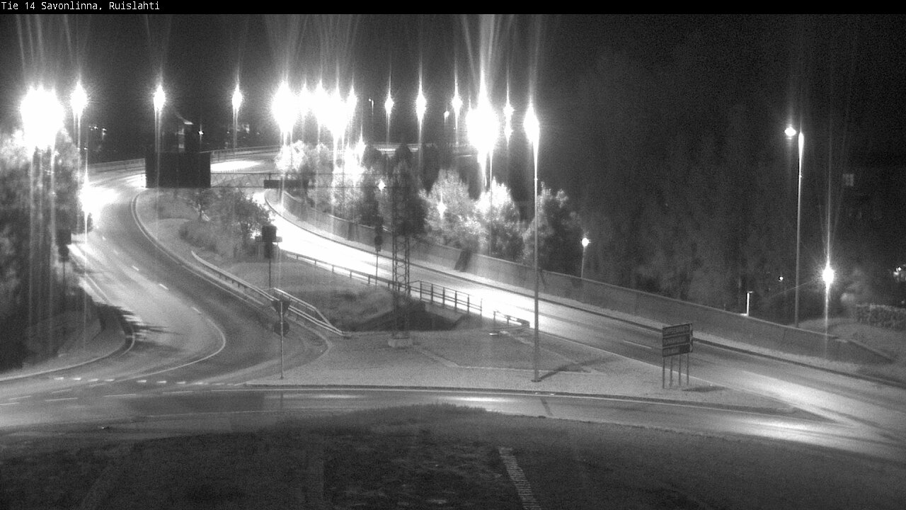 Weather Camera Image Road 14 Savonlinna, Ruislahti, Savonlinna, Etelä-Savo