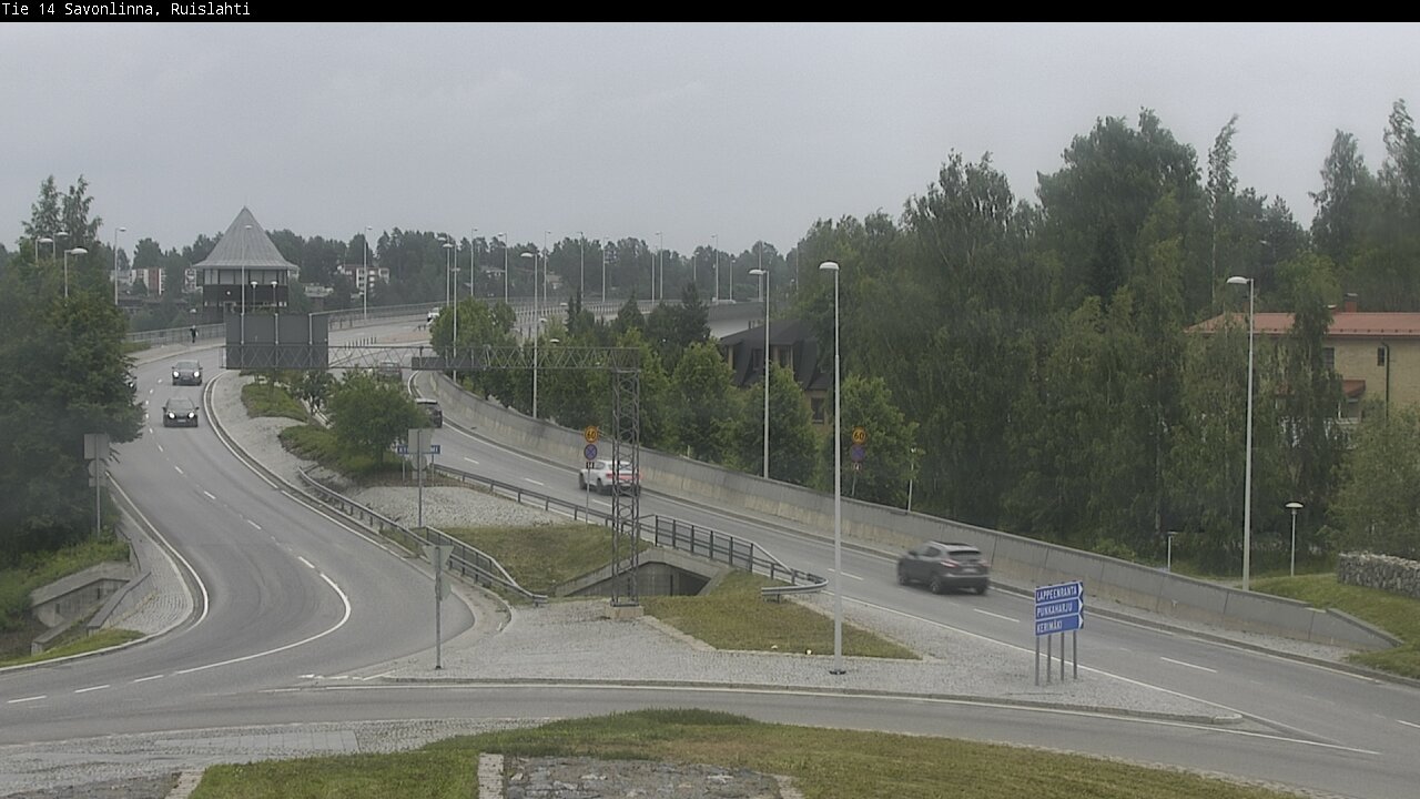 Kelikamerat Kuva Tie 14 Savonlinna, Ruislahti, Savonlinna, Etelä-Savo