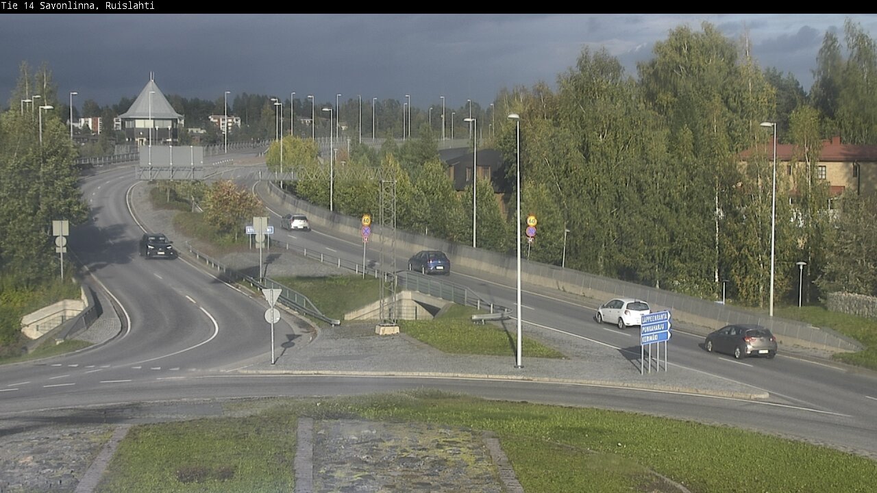Weather Camera Image Road 14 Savonlinna, Ruislahti, Savonlinna, Etelä-Savo