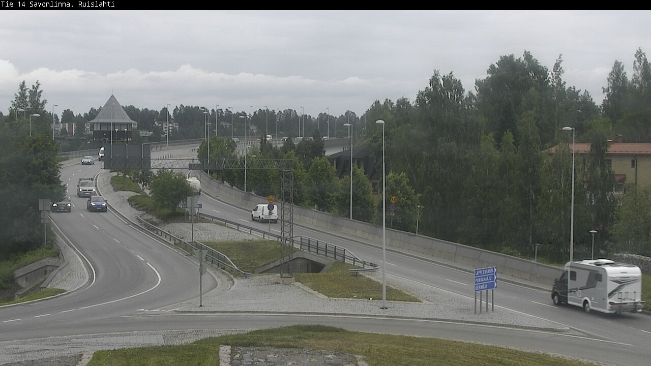 Kelikamerat Kuva Tie 14 Savonlinna, Ruislahti, Savonlinna, Etelä-Savo