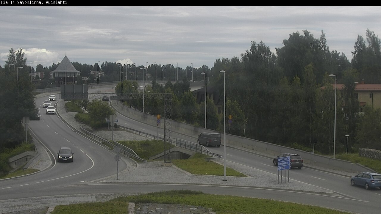 Weather Camera Image Road 14 Savonlinna, Ruislahti, Savonlinna, Etelä-Savo