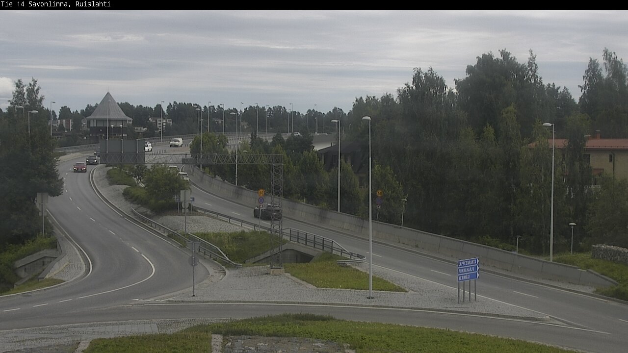 Weather Camera Image Road 14 Savonlinna, Ruislahti, Savonlinna, Etelä-Savo