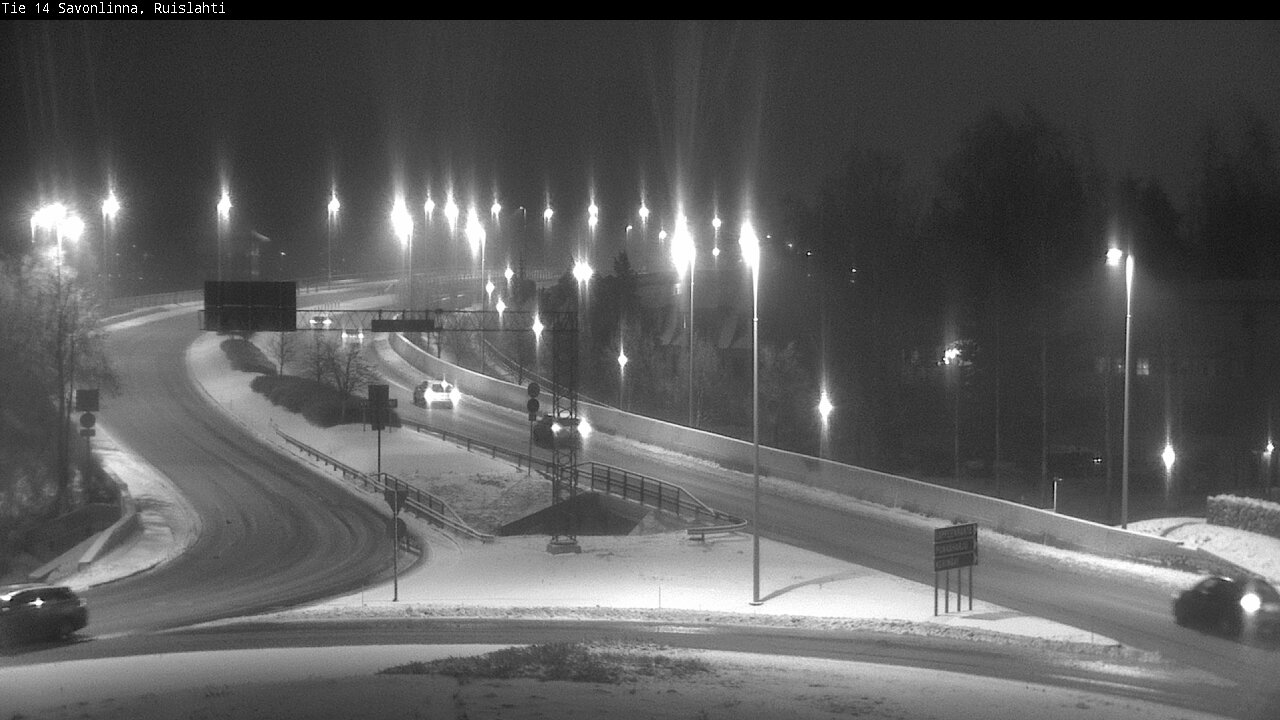 Weather Camera Image Väg 14 Nyslott, Ruislahti, Savonlinna, Etelä-Savo