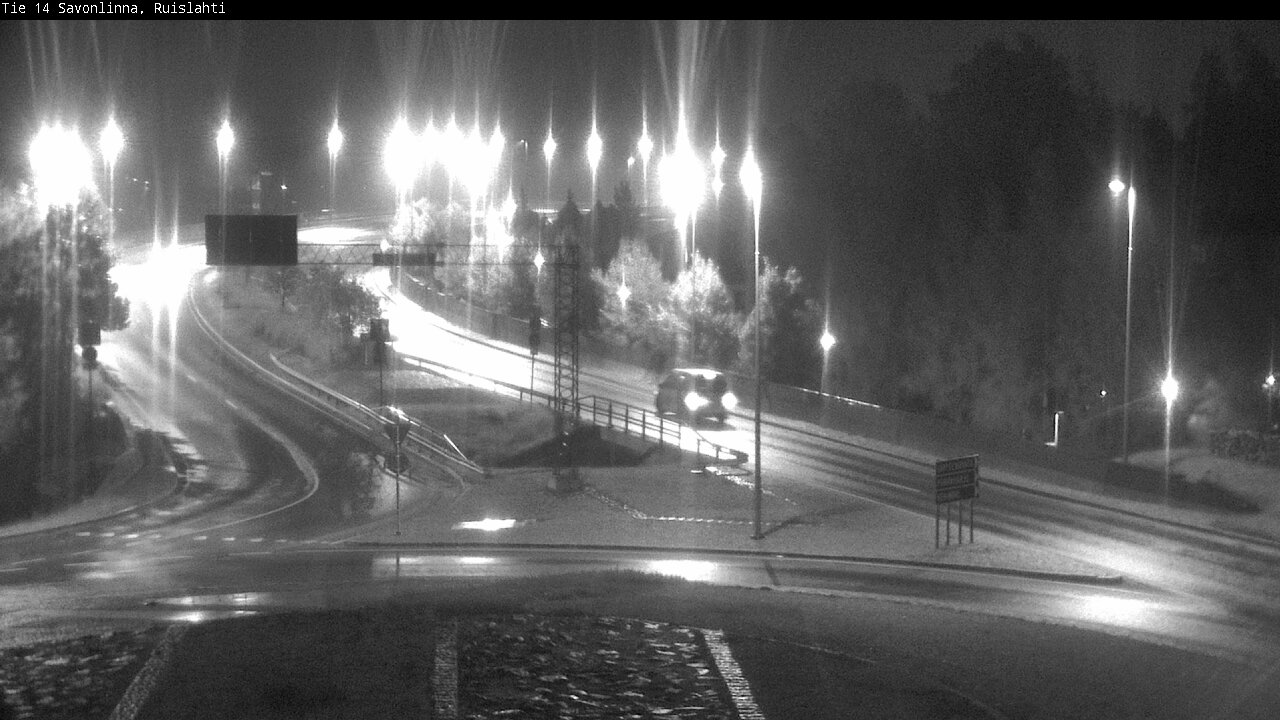 Weather Camera Image Road 14 Savonlinna, Ruislahti, Savonlinna, Etelä-Savo