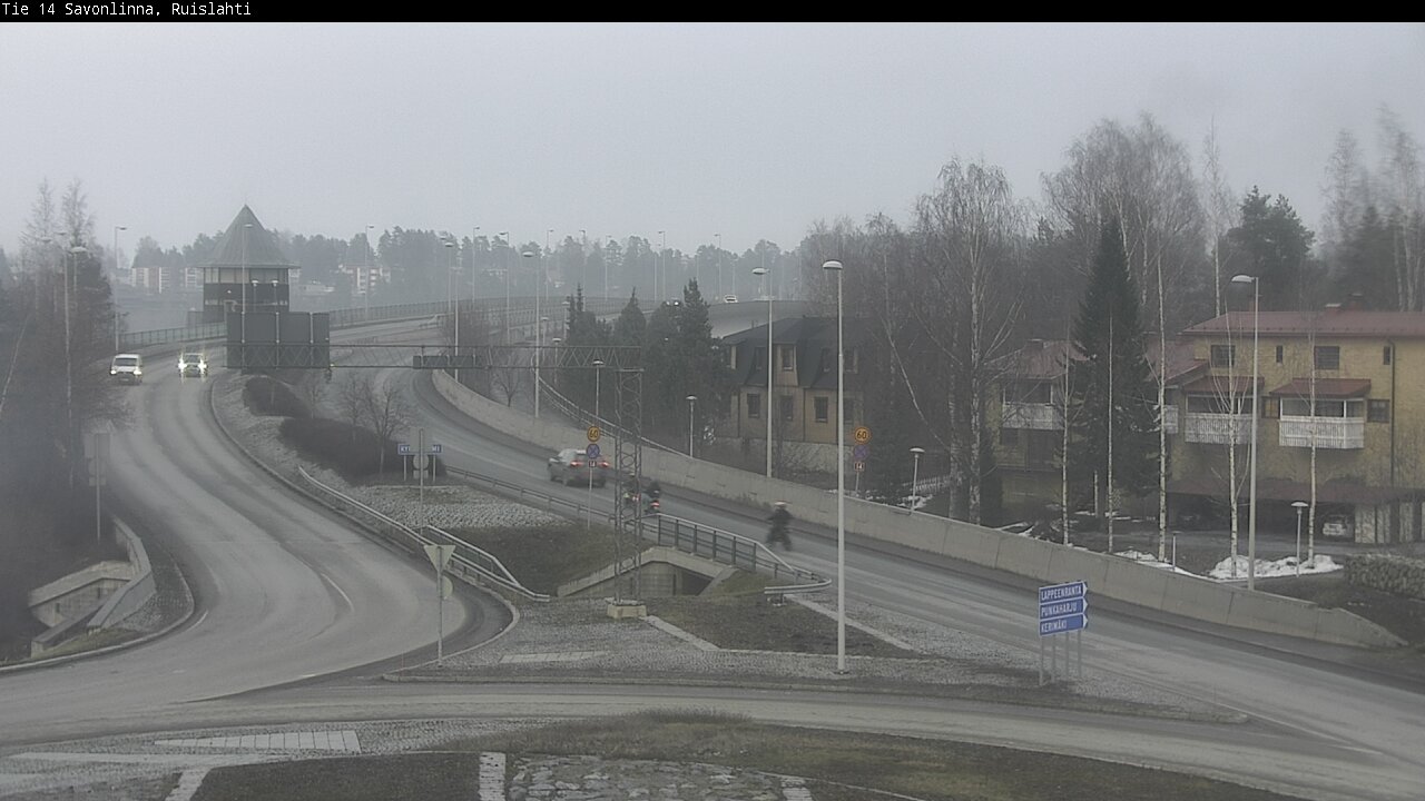 Weather Camera Image Road 14 Savonlinna, Ruislahti, Savonlinna, Etelä-Savo