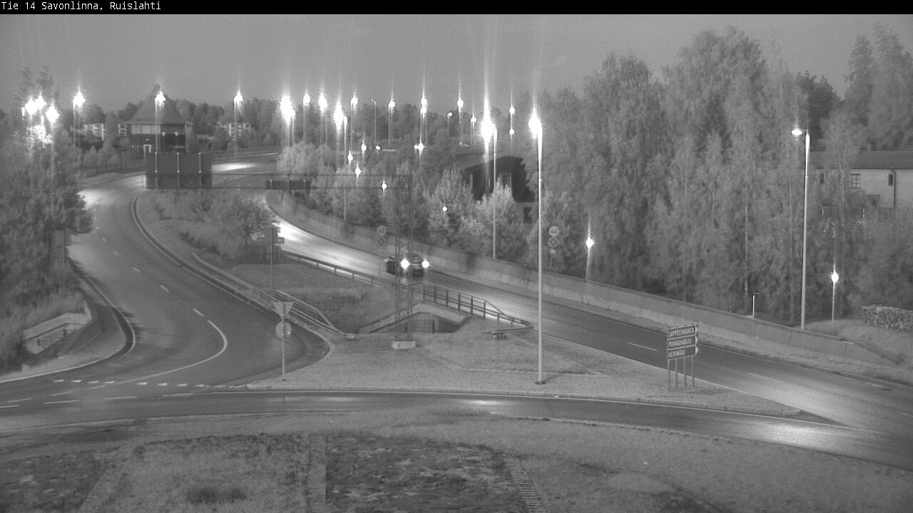Weather Camera Image Road 14 Savonlinna, Ruislahti, Savonlinna, Etelä-Savo