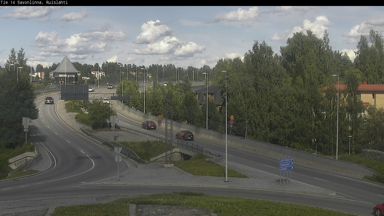 Kelikamerat Kuva Tie 14 Savonlinna, Ruislahti, Savonlinna, Etelä-Savo