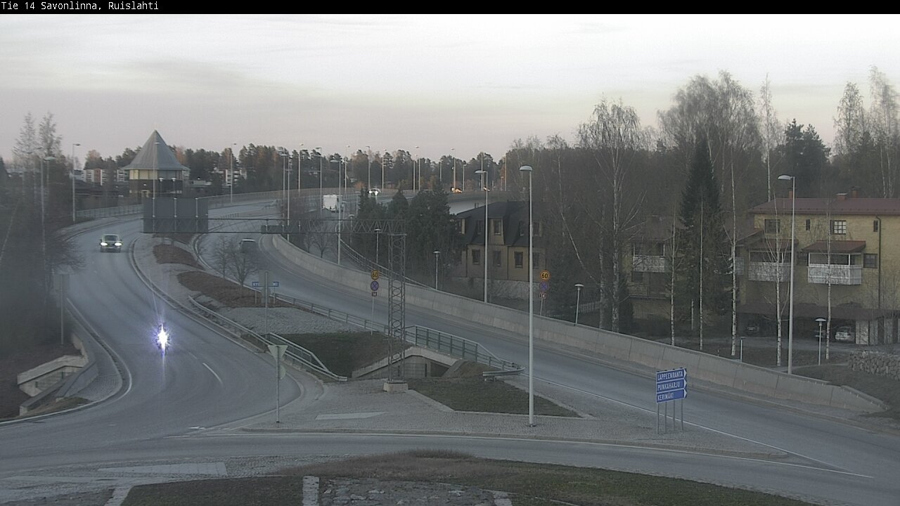Weather Camera Image Väg 14 Nyslott, Ruislahti, Savonlinna, Etelä-Savo