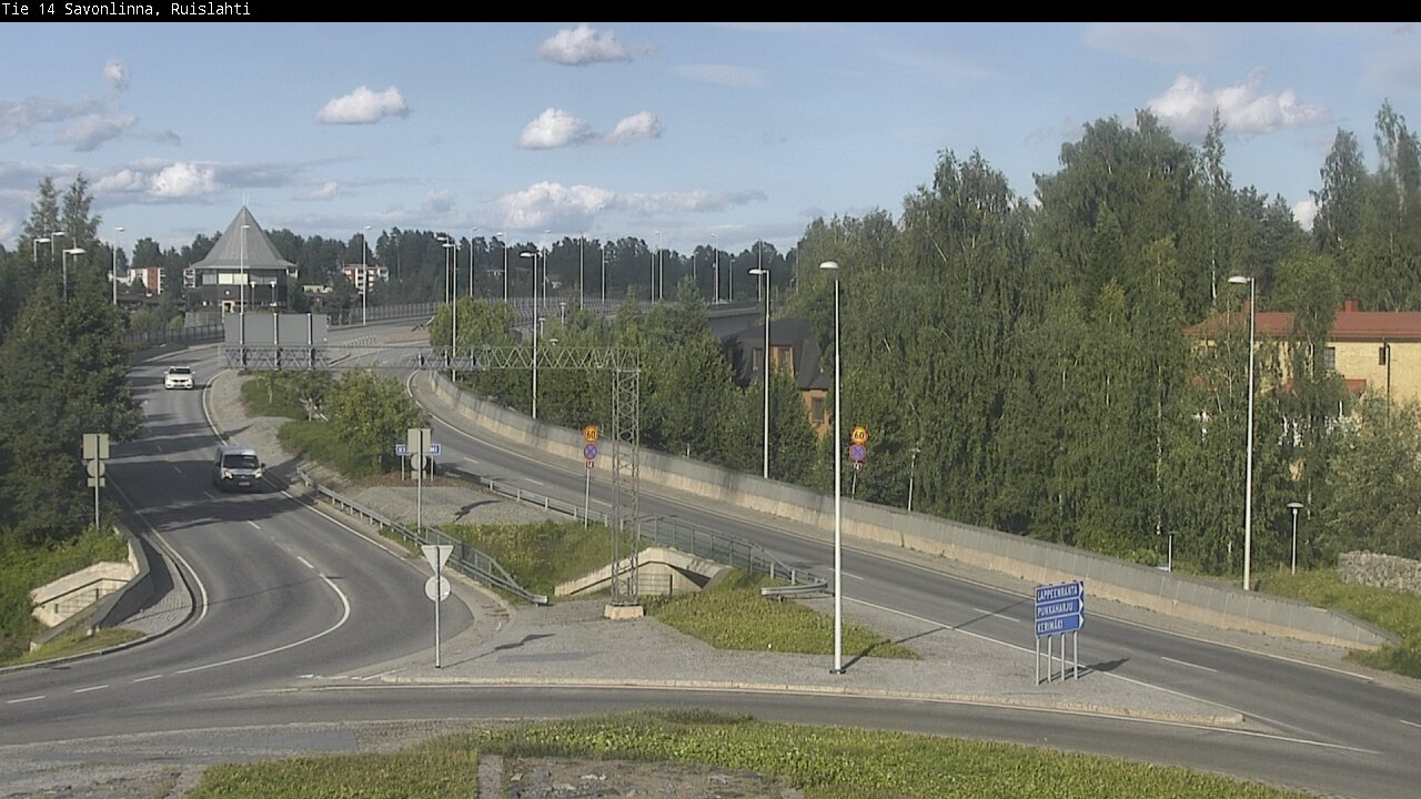 Kelikamerat Kuva Tie 14 Savonlinna, Ruislahti, Savonlinna, Etelä-Savo