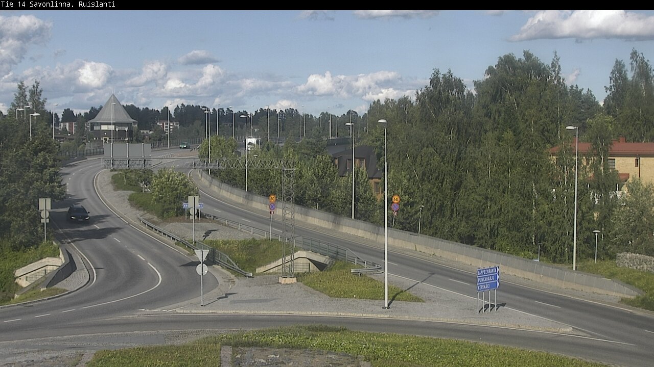 Kelikamerat Kuva Tie 14 Savonlinna, Ruislahti, Savonlinna, Etelä-Savo