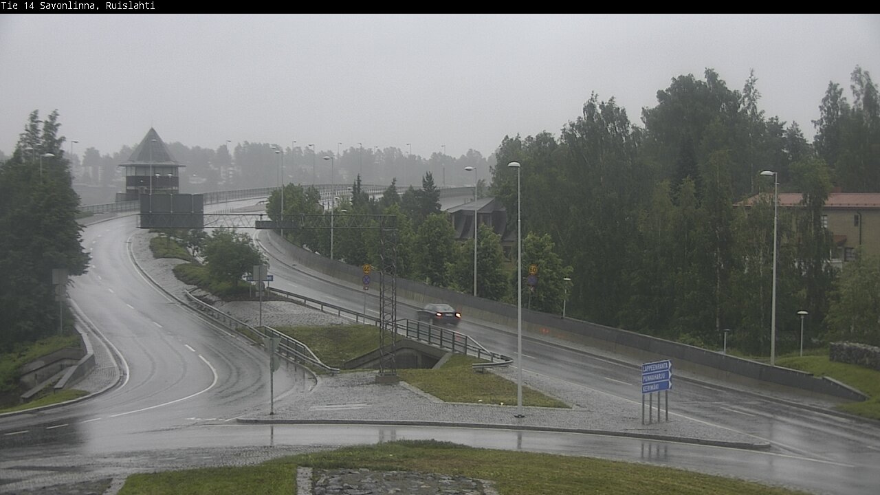 Kelikamerat Kuva Tie 14 Savonlinna, Ruislahti, Savonlinna, Etelä-Savo