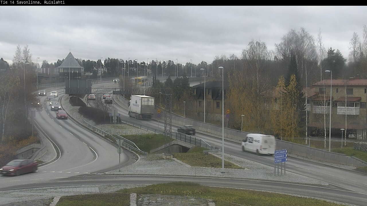 Weather Camera Image Road 14 Savonlinna, Ruislahti, Savonlinna, Etelä-Savo