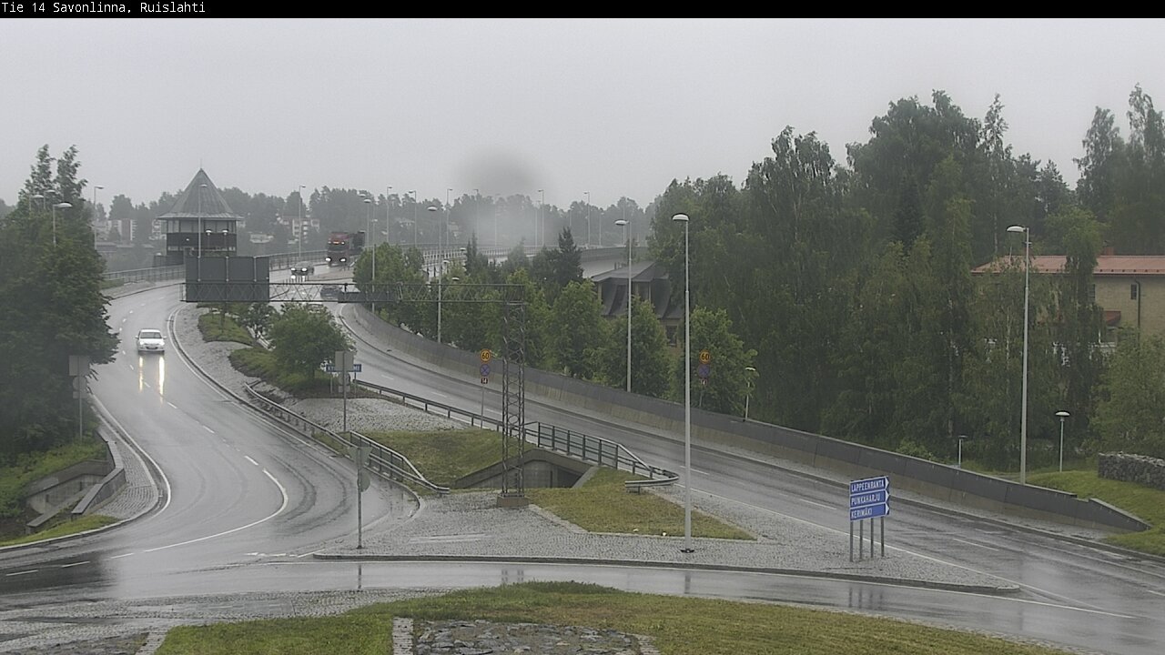 Kelikamerat Kuva Tie 14 Savonlinna, Ruislahti, Savonlinna, Etelä-Savo