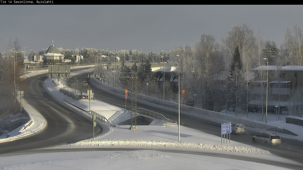 Weather Camera Image Road 14 Savonlinna, Ruislahti, Savonlinna, Etelä-Savo