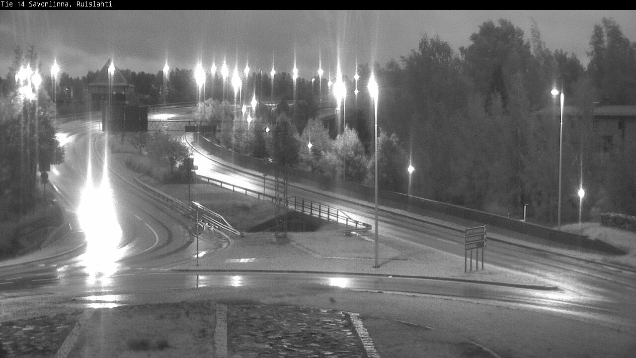 Weather Camera Image Road 14 Savonlinna, Ruislahti, Savonlinna, Etelä-Savo
