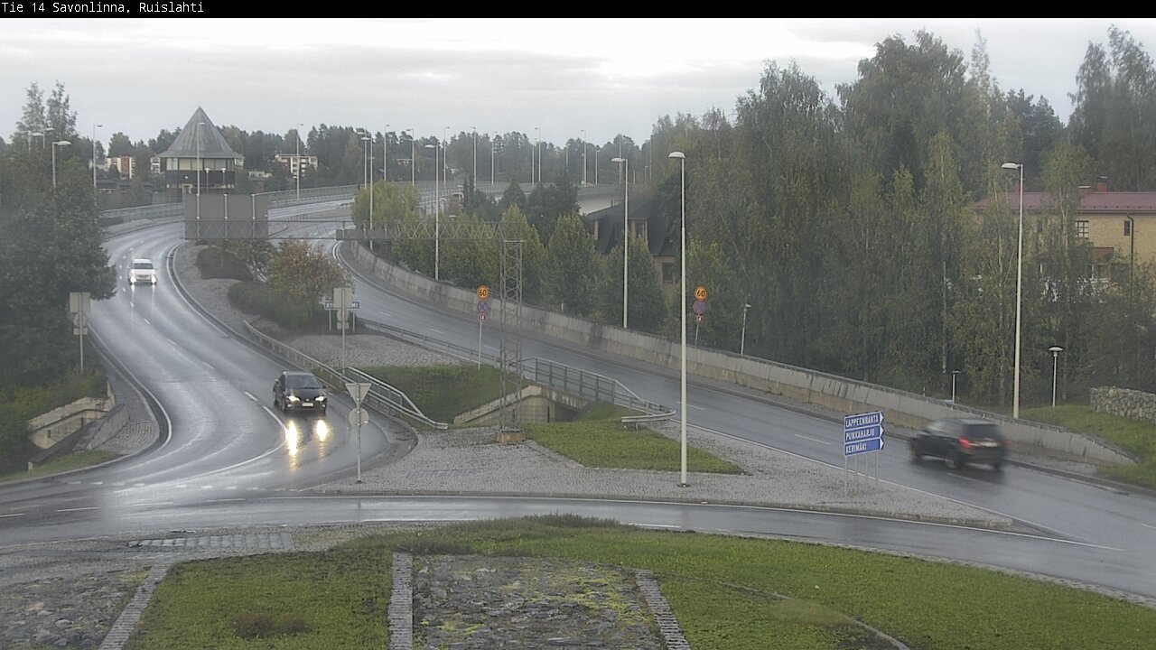 Weather Camera Image Road 14 Savonlinna, Ruislahti, Savonlinna, Etelä-Savo