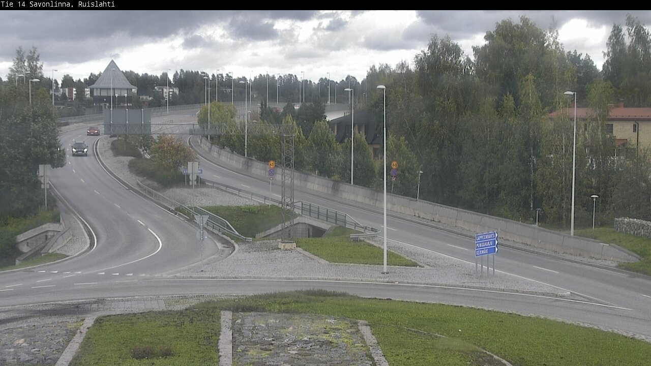 Weather Camera Image Road 14 Savonlinna, Ruislahti, Savonlinna, Etelä-Savo