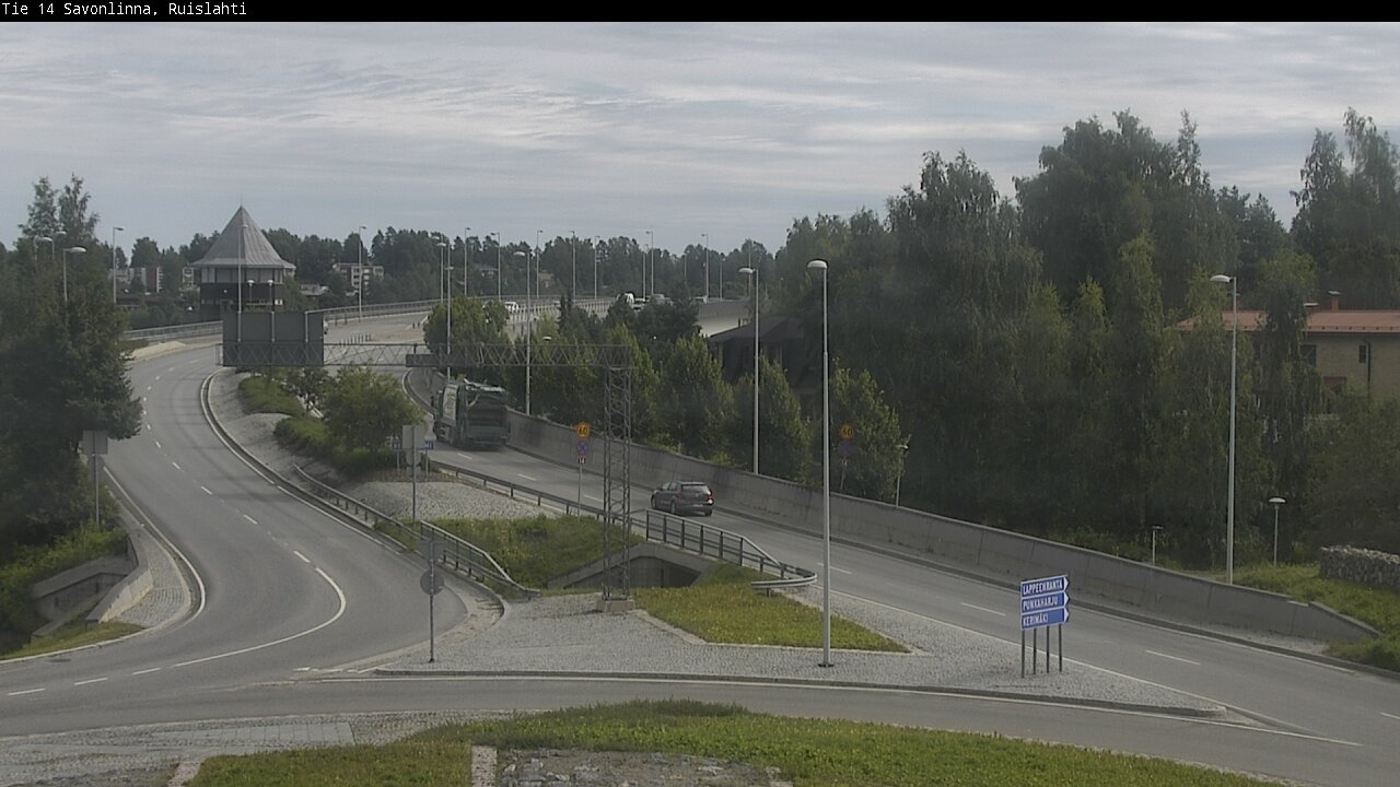 Weather Camera Image Road 14 Savonlinna, Ruislahti, Savonlinna, Etelä-Savo