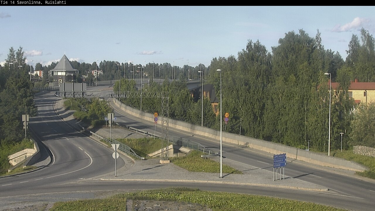 Kelikamerat Kuva Tie 14 Savonlinna, Ruislahti, Savonlinna, Etelä-Savo