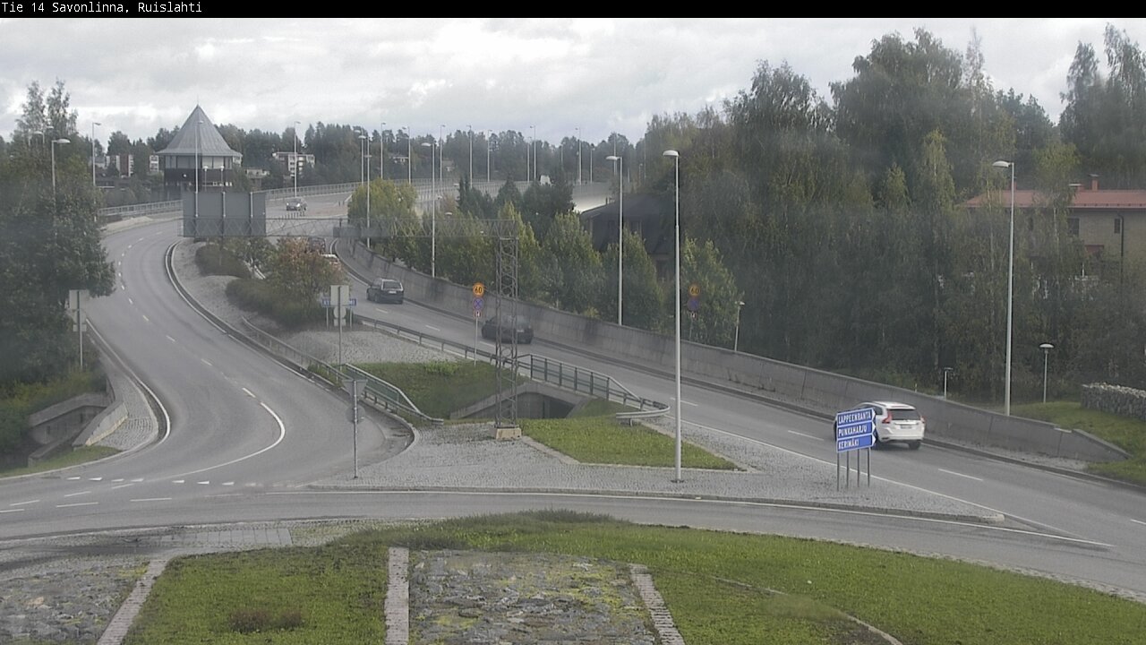 Weather Camera Image Road 14 Savonlinna, Ruislahti, Savonlinna, Etelä-Savo