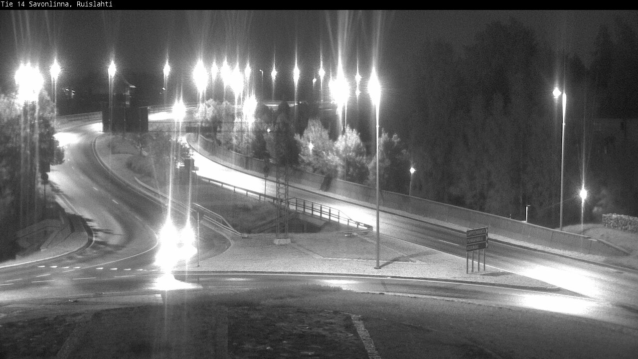 Weather Camera Image Road 14 Savonlinna, Ruislahti, Savonlinna, Etelä-Savo