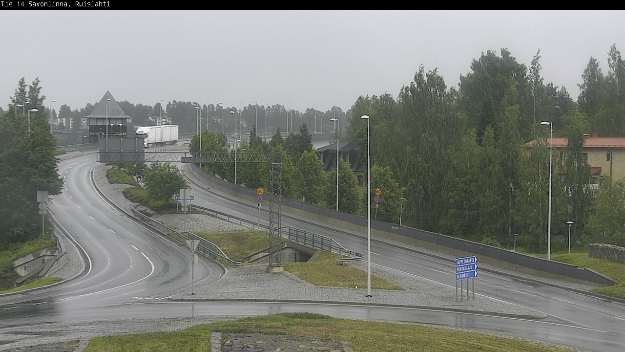 Kelikamerat Kuva Tie 14 Savonlinna, Ruislahti, Savonlinna, Etelä-Savo