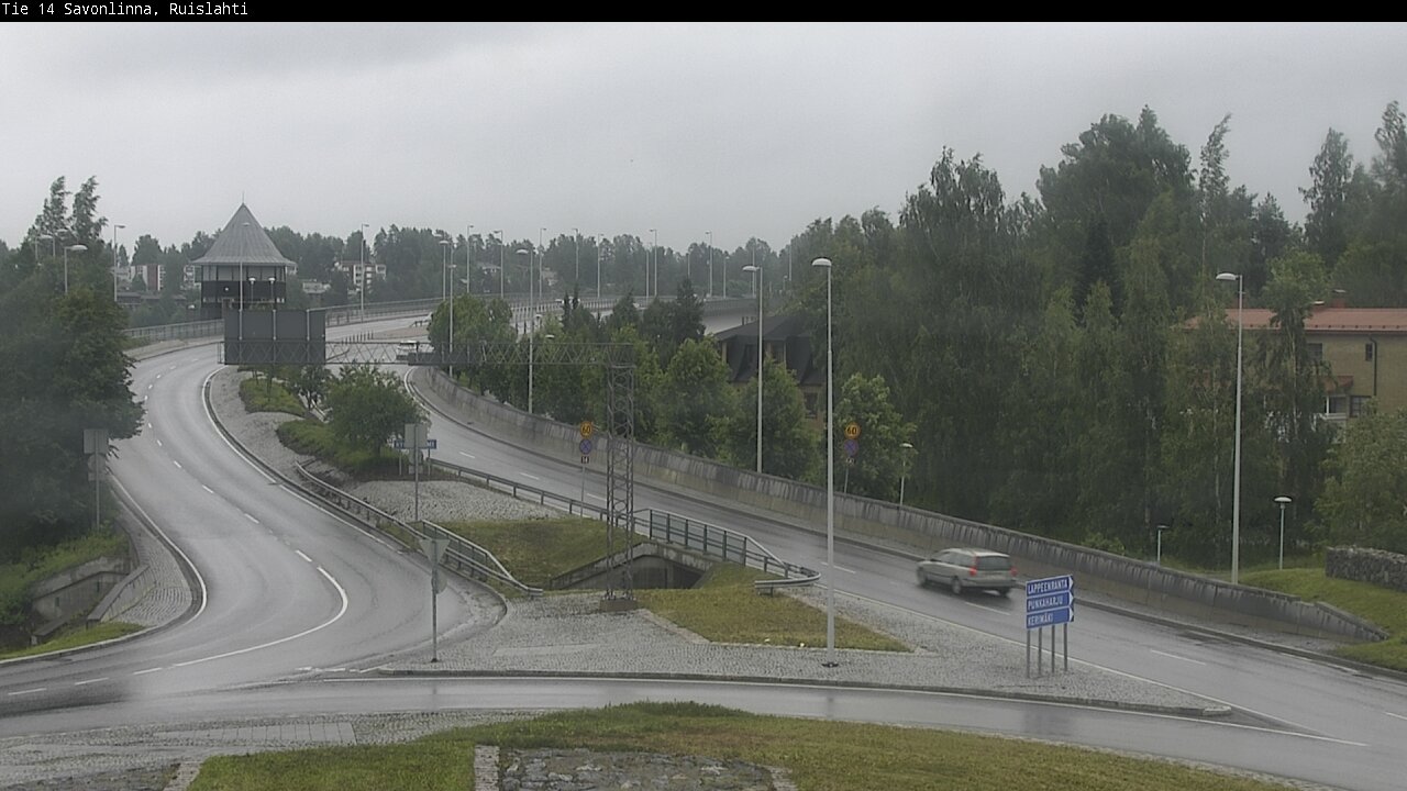 Weather Camera Image Road 14 Savonlinna, Ruislahti, Savonlinna, Etelä-Savo