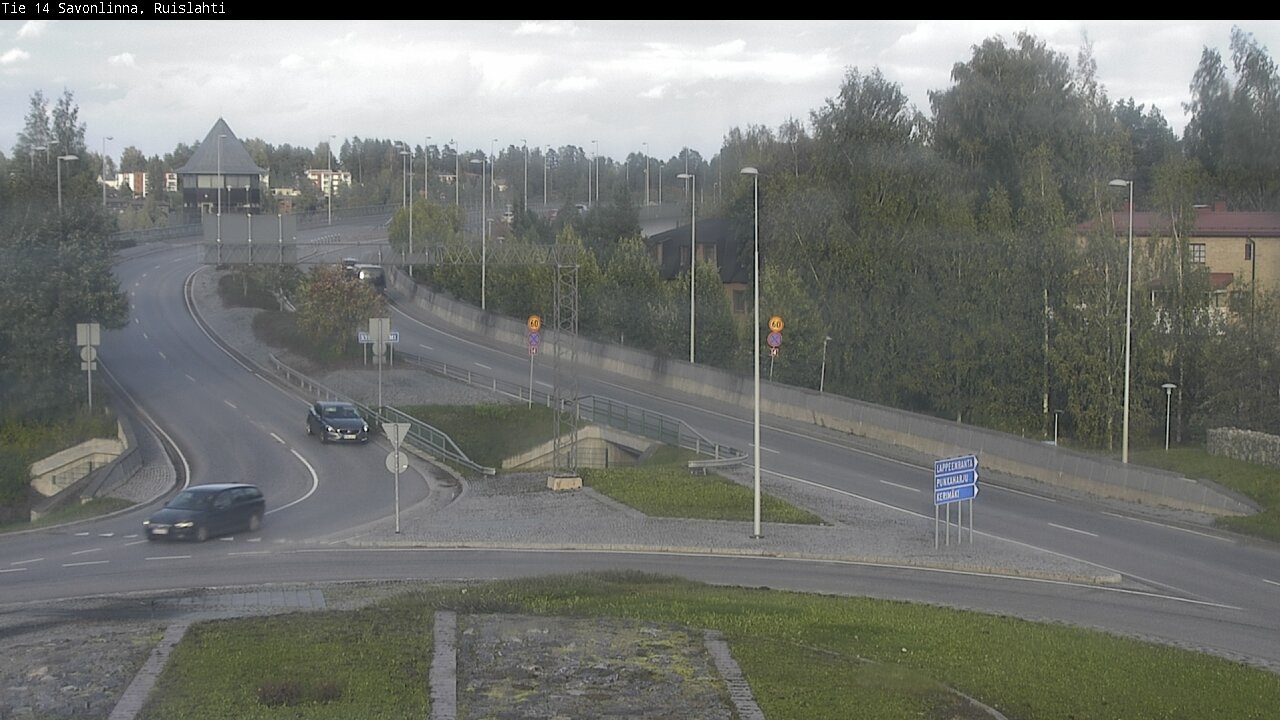 Weather Camera Image Road 14 Savonlinna, Ruislahti, Savonlinna, Etelä-Savo
