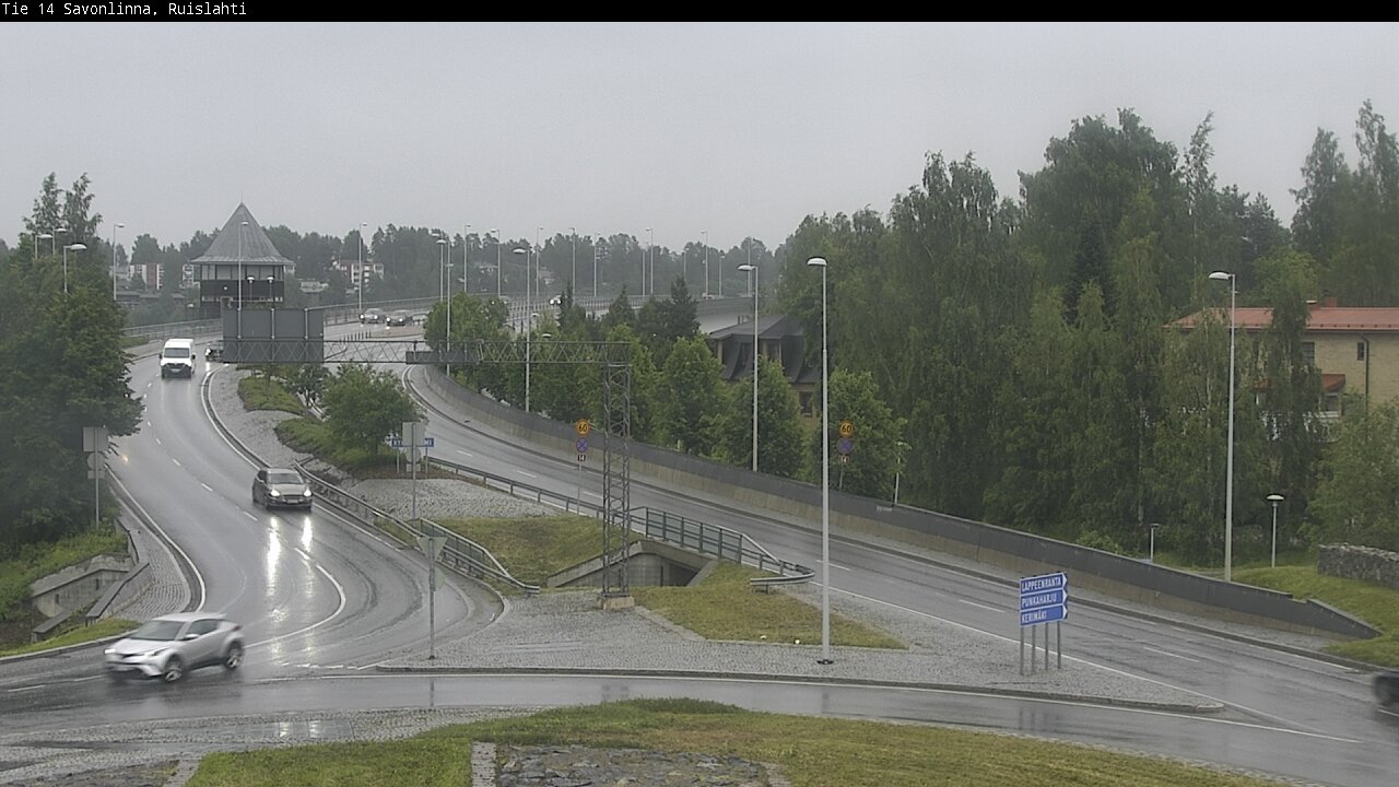 Kelikamerat Kuva Tie 14 Savonlinna, Ruislahti, Savonlinna, Etelä-Savo