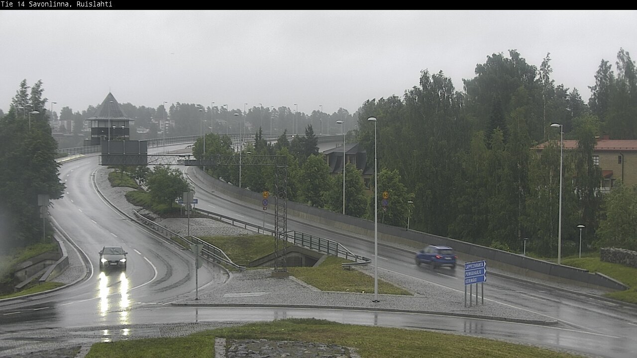 Kelikamerat Kuva Tie 14 Savonlinna, Ruislahti, Savonlinna, Etelä-Savo