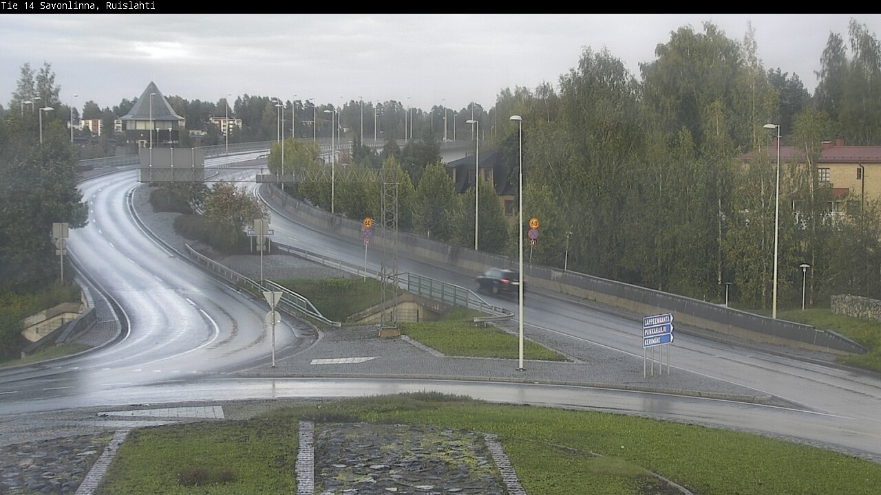 Weather Camera Image Road 14 Savonlinna, Ruislahti, Savonlinna, Etelä-Savo