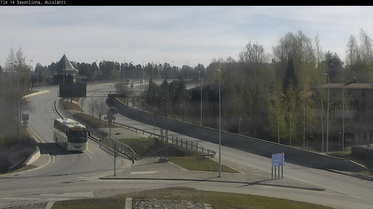 Weather Camera Image Road 14 Savonlinna, Ruislahti, Savonlinna, Etelä-Savo