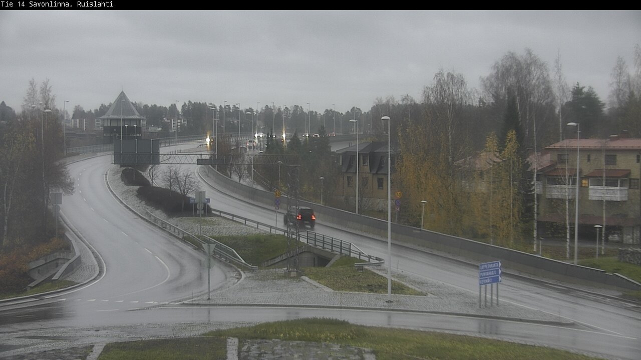 Weather Camera Image Road 14 Savonlinna, Ruislahti, Savonlinna, Etelä-Savo