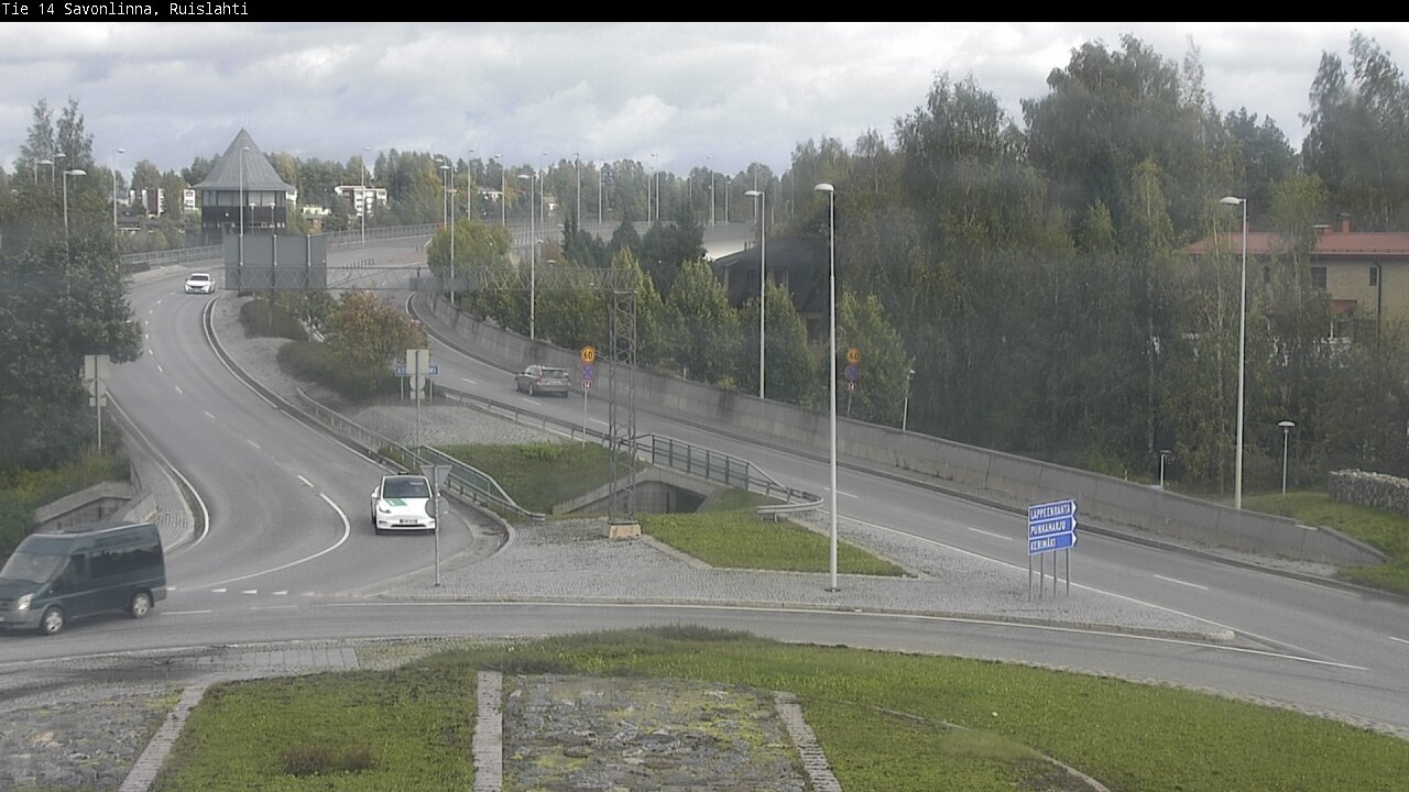 Weather Camera Image Road 14 Savonlinna, Ruislahti, Savonlinna, Etelä-Savo